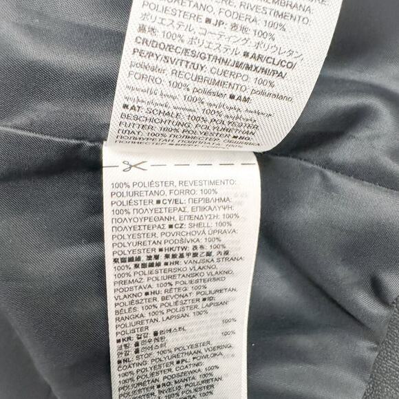 GAP Black Faux Leather Motorcycle Jacket Size XL - Picture 4 of 9